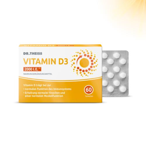 DR.THEISS Vitamin D3 Tabletten 2000 I.E.